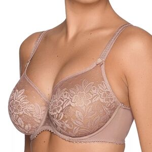 Womens PrimaDonna Divine Seamless Lace Underwire Bra UK Size 38H Patine